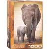 Eurographics 6000-0270 Elefante & Baby Puzzle, Vario, 48 x 68 cm