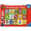 Ravensburger - Puzzle 200 Pezzi XXL: Super Mario, Puzzle Bambini 8 Anni, 58 x 25 cm, Regalo Bambina 8 Anni E Bambino