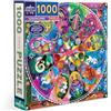 Eeboo - Puzzle da 1000 pezzi Oroscopo - Puzzle per adulti 1000 pezzi in cartone - Dimensioni del puzzle 58,4 cm x 58,4 cm