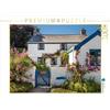 CALVENDO 4059478856394 Cottage Idyllisches in Landewednack am Lizard Point in Cornwall, Südengland Foto-Puzzle, immagine di Mueringer Christian, 1000 pezzi, bianco, dimensione Lege 64 x 48 cm