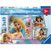 Ravensburger - Puzzle 3 x 49 Pezzi: Mermaid Magic, Puzzle Bambini 5 Anni, 21 X 21 Cm, Regalo Bambina 5 Anni E Bambino