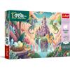 Trefl - La famiglia Treflik, ispirata alla fantasia - Il cavaliere Treflik e i draghi - 100 pezzi - Puzzle colorati pieni di magia, intrattenimento creativo, divertimento per bambini dai 5 anni in su