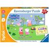 Ravensburger tiptoi Puzzle 00163 per Piccoli esploratori: Peppa Pig, Puzzle per Bambini dai 4 Anni in su, per 1 Giocatore