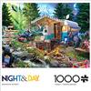 Buffalo Games - Jeff Haynie - Mountain Retreat - Puzzle da 1000 pezzi per adulti - Puzzle impegnativo perfetto per serate di gioco - Dimensioni del puzzle finito 26,75 x 19,75