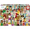 Educa - Puzzle per bambini da 300 pezzi | Ragazze del mondo | Dimensioni: 40 x 28 cm | Consigliato per bambini di 6, 7 e 8 anni (20476)
