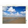 CALVENDO Susanne Herteppen, puzzle spiaggia del Mare del Nord con Priel e cielo nuvoloso, 1000 pezzi, dimensioni 64 x 48 cm