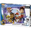 Nathan - Puzzle per bambini - 30 pezzi - Paw Patrol to the rescue - Bambina o bambino a partire da 4 anni - Puzzle di alta qualità - Cartone spesso e resistente - Azione e avventura - 86355