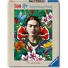 Ravensburger - Puzzle 500 Pezzi Frida Kahlo, Puzzle Adulti 49x36cm | Puzzle 500 pezzi, 49x36 cm, per adulti dai 14 anni, collezione 500 pezzi e ideale come idea regalo originale.