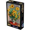 D-Toys Puzzle 5947502875864/CM 08 puzzle 1000 pezzi Monet Claude Bouquet di girasole multicolore