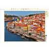 CALVENDO Puzzle Farbige Altstadt Architektur | 1000 Teile Lege-Größe 64x48cm Foto-Puzzle für glückliche Stunden: Typische Ansicht der Zona Ribera