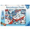 Ravensburger Puzzle per bambini Ravensburger 12004265 - Hustle and bustle in the winter village - puzzle a oggetti nascosti con 200 pezzi grandi, per bambini dagli 8 anni in su
