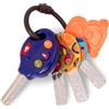 B. toys LucKeys, Chiavi Auto Giocattolo Blu con luci, Suoni e Torcia | Portachiavi giocattolo blu con 4 chiavi testurizzate, 3 suoni dell'auto e torcia a pulsante; gioco imitativo; 10+ mesi