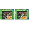 Ravensburger - Minecraft, Puzzle Bambini 6+ Anni, Puzzle Da 100 Pezzi XXL (Confezione da 2)