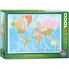 EuroGraphics Mappa moderna del mondo