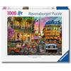 Ravensburger - Puzzle 1000 Pezzi Per Adulti Parigi, Puzzle Adulti 70x50cm | Puzzle Parigi, 1000 pezzi, 70x50 cm, adulti 14+, collezione Meravigliosa Illustrazione, ideale come idea regalo originale.
