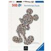 Ravensburger Puzzle 12000075 - Shaped Mickey - Puzzle da 945 pezzi per adulti e bambini dai 14 anni in su, puzzle Disney, regali Disney