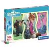 Clementoni - Puzzle per Bambini 104 Pezzi, per Bambini 6+ Anni, Illustrazione Zootopia 2, Idea Regalo, Made in Italy, 48,5x33,5 cm, 25083