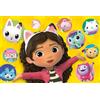 Schmidt Spiele 56475 Puzzle con brillantini, Gabbby e i suoi amici, 100 pezzi