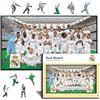 Iconic Puzzles - Real Madrid Squadra 24/25, Puzzle di Legno con licenza ufficiale, 100% sostenibile, regalo per adulti e bambini, taglia S, 150 Pcs