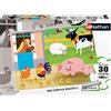 Nathan - Puzzle per bambini - 30 pezzi - My Farm Friends - Ragazza o bambino a partire da 4 anni - Puzzle di alta qualità - Cartone spesso e robusto - Animali - 86365