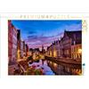 Calvendo Puzzle Ein Motiv aus dem Kalender Brügge und Gent im Zwielicht | 1000 Teile Lege-Größe 64x48cm Foto-Puzzle für glückliche Stunden