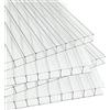 Ansobea Piastre Alveolari in Policarbonato - 14 Pezzi, 1210 x 605 x 4 mm, Doppie, di Ricambio - Circa 10,25 m²