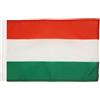 AZ FLAG Bandiera Ungheria 45x30 cm Ungherese Poliestere 100D Asola | Uso interno ed esterno bandiera decorativa Magyarország doppie cuciture e bordi rinforzati con guaina per asta