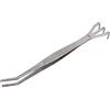 Generic Rastrello per radici, strumento per bonsai a 3 rebbi in acciaio inox con manico ergonomico, per allentare il terreno e aerare le piante da giardino (piegato)