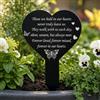 Generic Pali da giardino in acrilico, decorazione da giardino a forma di farfalla, decorazione per giardino, prato, aiuola, patio, portico e esposizione stagionale (a forma di cuore 3)