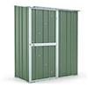 Supercasette.it Casetta da Giardino in Lamiera box in acciaio misura 155 x 100 cm x 192 cm di altezza - 50 kg - 1.55 mq (Verde)