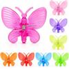 LMSAWK 80 Clip Farfalla Colorate Giardino Piante Clip di Supporto, Plastica Garden Plant Flower Clip per Piante Giardino Riutilizzabili Mollette Giardinaggio pour Soutenir Plantes Légumes Fruits