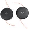 Hasaller Testa decespugliatore per Echo Feed 400 per M10 Thread Trimmer testa per (S: 10,5 cm) | Compatibile con SRM-225, SRM-230, SRM-210, resiste all'usura, ideale per prati residenziali