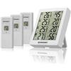 BRESSER Termoigrometro, bianco, 10,5 x 2,5 x 12 cm