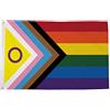 FlagSuperstore Bandiera Intersex Progress - 100% poliestere con occhielli - LGBTQ Pride Rainbow FlagSuperstore©