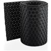 RETELANDIA L'OUTLET DELLE RECINZIONI RETELANDIA - Striscia Rattan per Recinzione Nera cm 19x10 m frangisole. Schermatura Privacy 100% Pannelli recinzioni in Rete Metallica