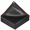 OTIGA 12 Pin Nero Tenda A Vela Ombreggiante, Giardino Panno Ombreggiante Telo Ombra Rete Parasole Copertura Con Occhielli 90% Di Protezione Dai Raggi Uv,Per Serra (3mx3m/9.8ftx9.8ft)