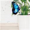 Generic Palo per piante in vaso in acrilico a forma di farfalla, ornamento decorativo per vasi da fiori interni ed esterni, regalo ideale per abbellire giardini e giardini (AB-025)