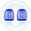 TUTUEU Lampada Antizanzare Elettrica, Antizanzare Elettrico con Luce, Zanzariera Elettrica, Trappola Zanzare Interno UV, Zanzare Lampada per Casa Giardino Interno Esterno Cucina Soggiorno
