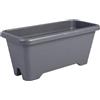 Iris Ohyama, Vaso per piante, fioriera sospesa con sistema di drenaggio dell'acqua per il giardinaggio - Air Planter600, Grigio