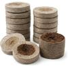 Weedness Vasi di Torba Jiffy® 100 PZ per la Coltivazione - Compresse di Cocco terriccio terriccio di Semina terriccio di pomodori talee