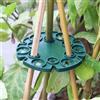 Generic 3 pezzi staffa per piante da giardino colonna di fiori rampicanti telaio di supporto per piselli dolci rampicanti connettore per pali 13,5 x 0,8 cm
