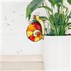 Generic Picchetto per piante in vaso a forma di lumaca in acrilico, ornamento decorativo per vasi da fiori da interno/esterno, regalo ideale per abbellire il giardino e il prato (AB-027)