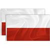 Dreamark bandiera Polonia Nautica | Polacca resistente | Bandiera PL 90x150 cm | Colori forti | Alta qualità