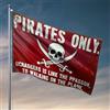 CDSS Divertente decorazione per la stanza Jolly Roger: bandiera solo pirati per uomo grotta bandiere invernali da giardino (30 x 45 cm)