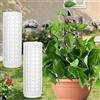 Generic 1 supporto cilindrico impilabile per piante, steli per piante, supporto per la crescita, staffa di fissaggio per foglie verdi, accessori da giardino, 17 x 6 cm