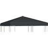 Générique Gazebo 3 x 3 m, 310 g/m² | Poliestere rivestito in PVC, resistente all'acqua, angoli rinforzati, chiusure autobloccanti, telaio non incluso
