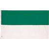 PHENO FLAGS Bandiera del Sagittario, 90 x 150 cm, con occhielli in ottone, resistente alle intemperie, per asta, 100% poliestere, bandiera bianca e verde
