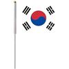 Pandiui23 20 pezzi di bandiere a manovella Corea del Sud, Corea del Sud Mini Bandiera portatile, Bandiera Corea del Sud, Piccola Bandiera Corea del Sud, Mini Bandiera Corea del Sud