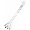 Generic Rastrello per bonsai a 3 punte in acciaio inox, leggero, con manico ergonomico, per giardinaggio e allentamento del terreno