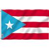 Anley Bandiera Casa Americana Antistrappo 28 x 40 Pollici - Bandiera Casa Premium a 3 Strati su Doppia Faccia - Lunga Durata - Bandiere Casa USA 4 Luglio Giorno dell'Indipendenza degli Stati Uniti